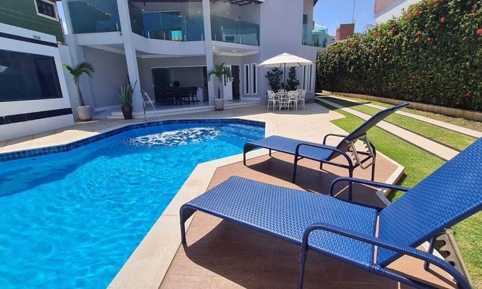 Flamengo Maison | Mansion Stella Maris - piscine, sauna et espace barbecue à 200 mètres de la plage