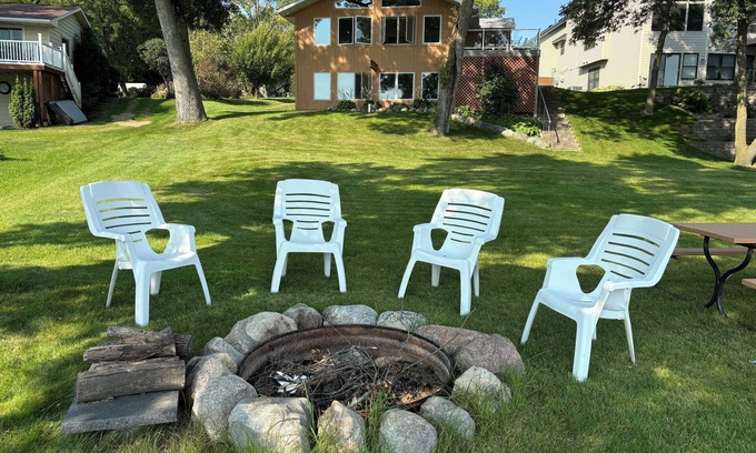Maple Lake Maison | Maple Lake Retreat - Spacious lake home with private sand beach/swimming area