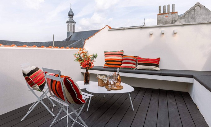 Sluizeken Appartement | Margriet, duplex with terrace in heart of Ghent