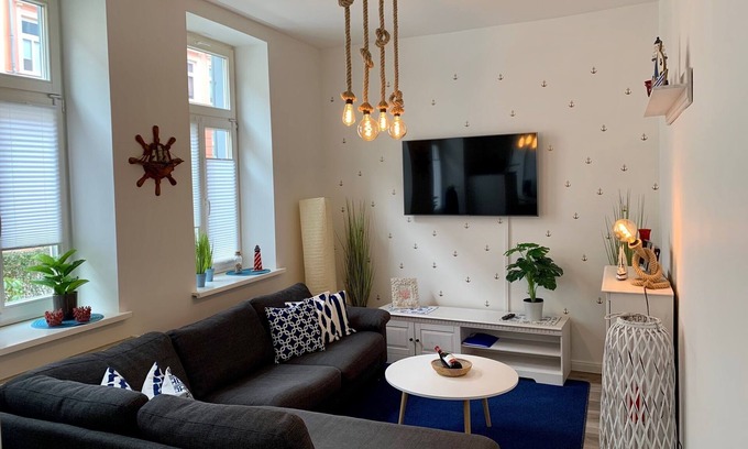 Rostock Appartement | Ferienwohnung Nautica Zentral Ruhig 3.zi.whg Familienfreundlich
