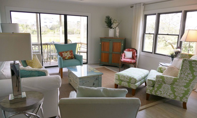 Seabrook Island Villa | MARSH / SUNSET VIEWS-DOCK / POOL-RENOVATED