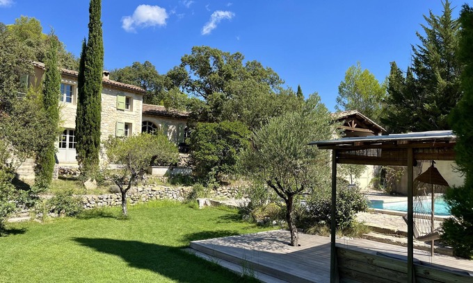 Valflaunes Autre | Mas familial face au Pic Saint Loup avec piscine chauffée et Jacuzzi extérieur