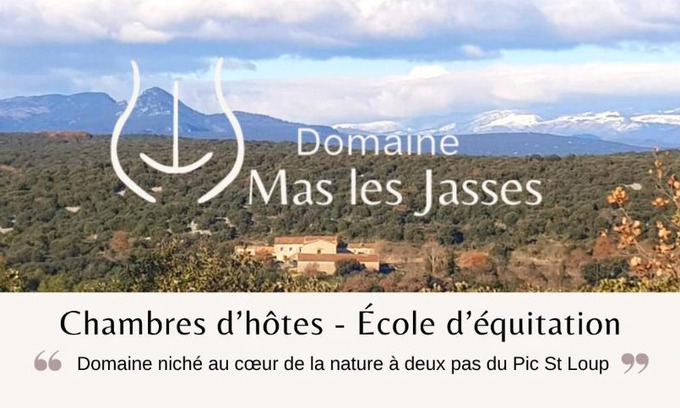 Ferrieres-les-Verreries Lit Et Petit-Déjeuner | Mas les jasses Chambre d'hôte calme et agréable à la campagne