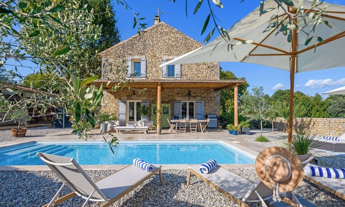 Venejan Autre | Mas provençal en pierres avec pisicine privée, jardin - ideal for family