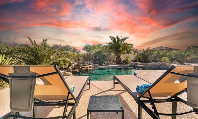 Maricopa Maison | Massive Golf Course Home with Pool, Spa, Game Room, Yoga Room! Stay a While