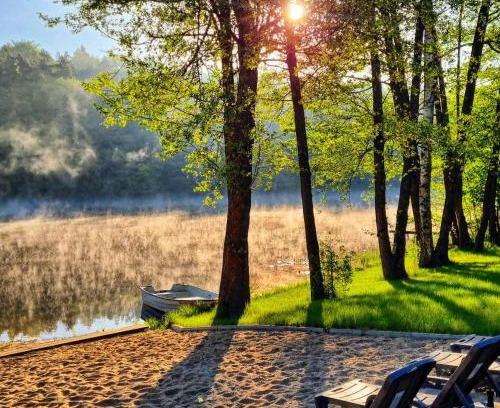 Lukta Appartement | Mazurska Zatoka Resort & Spa - Apartamenty nad jeziorem z prywatną plażą i podgrzewanym basenem zewnętrznym, Mazury w rytmie SLOW