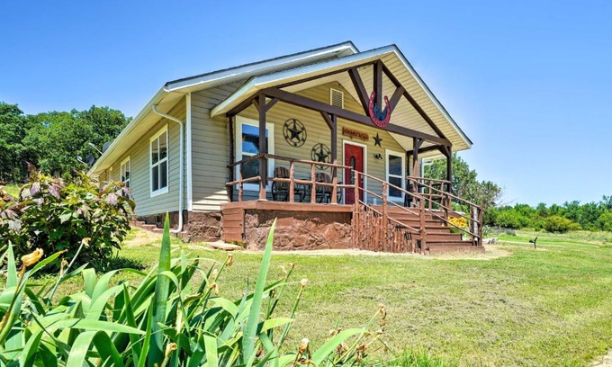 McAlester Maison | McAlester Cottage with 30 Private Acres and Ponds!