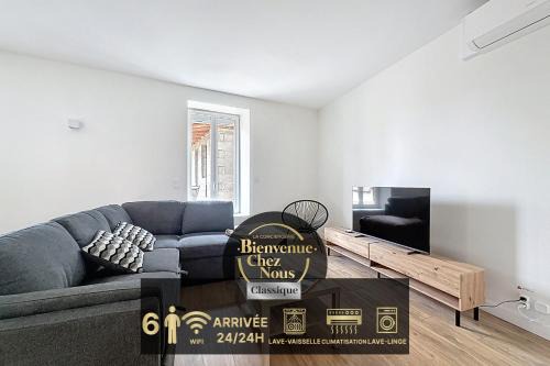 Coudes Appartement | Mcosy 6, T3 premium, 6 pers, clim, terrasse, proche A75