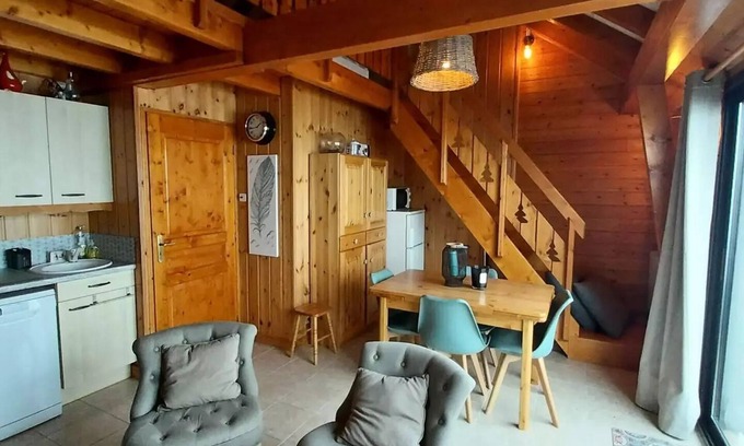 Reallon Appartement | Means Residence - Superb T2 with mezzanine for 9 people on the resort of Réallon