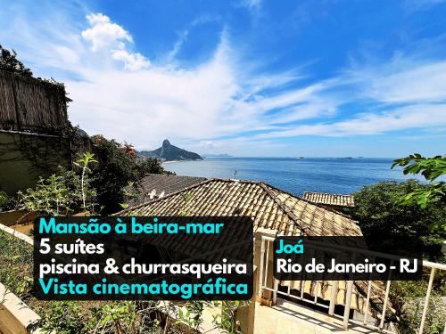 Joatinga Maison | Mega casa 5 suítes, vista pro mar, piscina e churrasqueira Joá Barra RJ