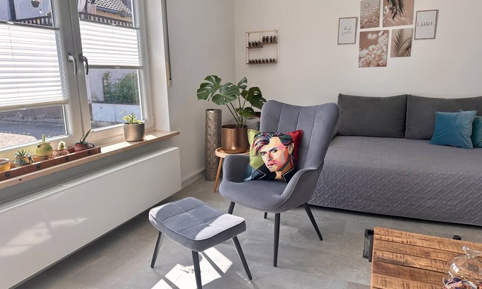 Burgsinn Appartement | Appartement de Melanie avec balcon et Wi-Fi