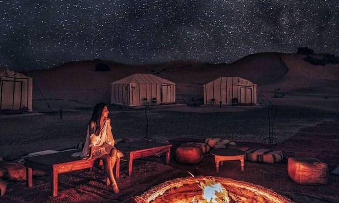 Timahdite Location De VR | Merzouga Camel Ride & Overnight Desert Camp