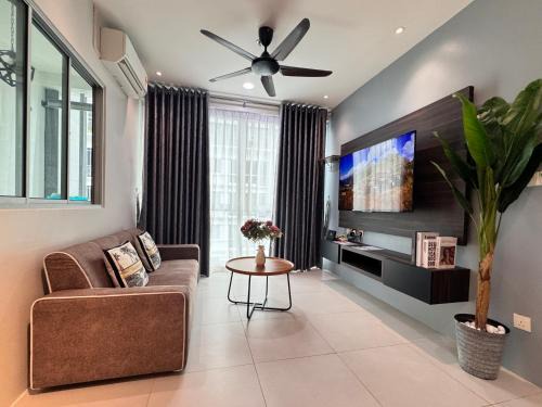 Pusat Komersil Lee Ling Appartement | Metrocity Square Condominium 3R2B - 8 Pax