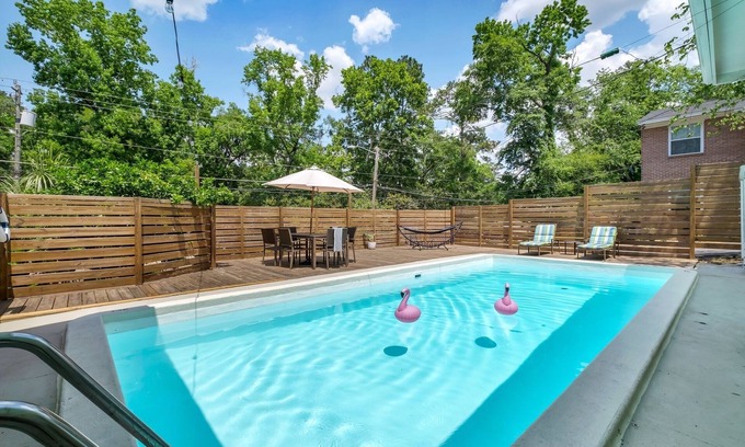 Tallahassee Maison | Midtown on 7th Ave - Private Pool - Walk to restaurants & shops - FSU 2 miles