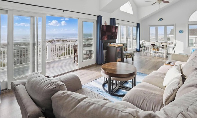 Townsend's Inlet Maison | Million Dollar BeachFront 92 Cinq étoiles réservent Thanksgiving ou l'année suivante