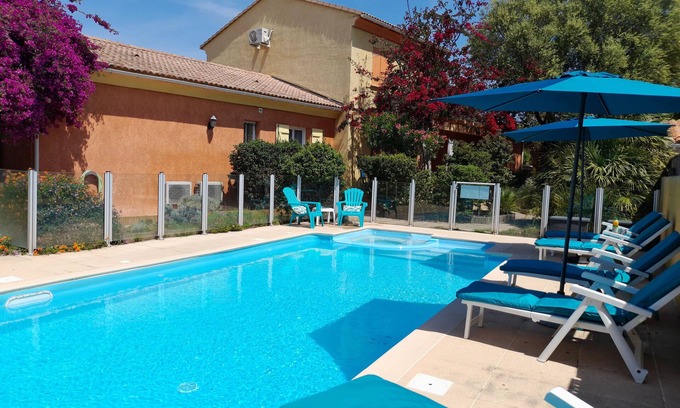Ventiseri Maison | Villa ORINELLA VERDE Ventiseri CORSE - piscine - 2 chambres - clim - 4 pers