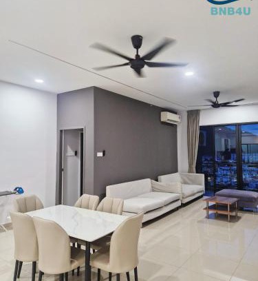Melayu Appartement | Minimalist Dual-Key Stay 4BR at Farlim Penang by BNB4U