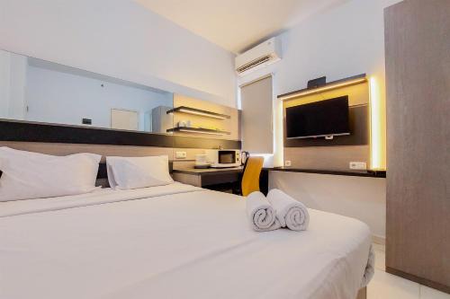 Tangerang Appartement | Minimalist Studio Apartment (No Kitchen) at Aeropolis Residence By Travelio