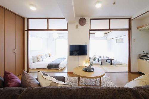 Hiroshima City Centre Appartement | Mitao bld - 2 Bedroom Apt 4mins to PeacePark for 9ppl