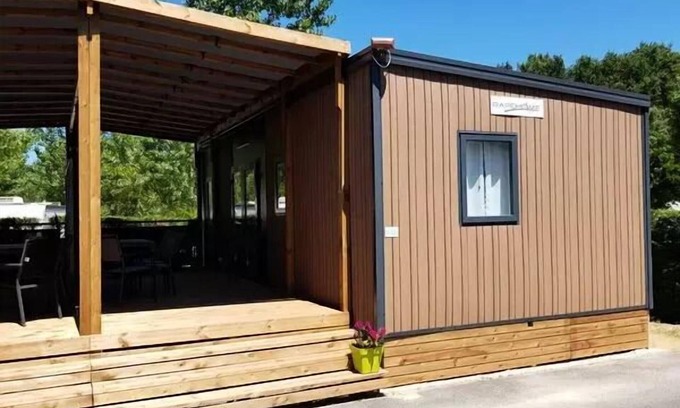 Sadirac Maison | Mobil-Home Acacia 3 Rooms 4 People Air-conditioned + TV 2sdb
