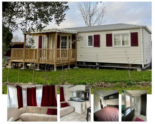 Semussac Chalet De Ski | Mobil home climatisé Louisiana 4 pers