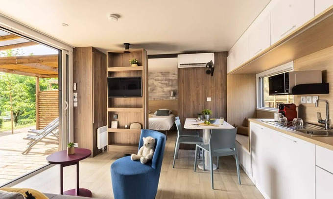 Loches Maison | Mobil-home PREMIUM 3 Rooms 5 Persons Air-conditioned + TV 2sdb