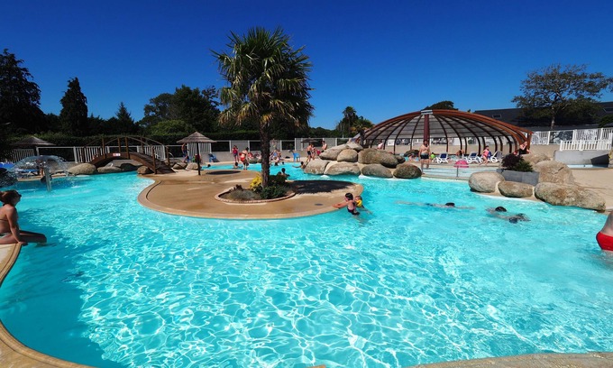 Landudec Maison | Mobil-home + TV + Plancha | Parc aquatique