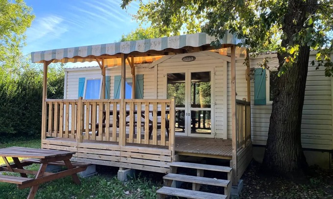 Angicourt Maison | Mobile home - 37m² - 3 bedrooms with terrace sleeps 6