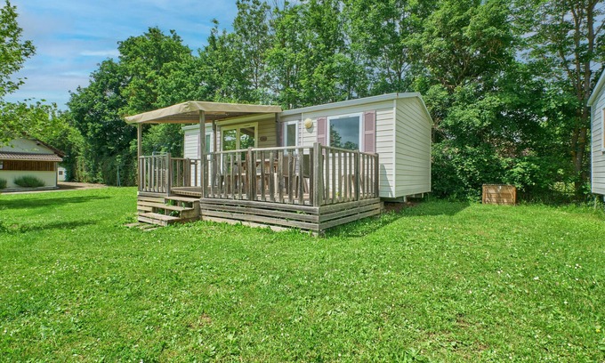 Mens Location De VR | Mobile Home "6 Personnes 205" avec piscine partagée et terrasse privée