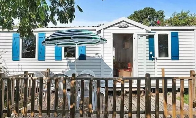 Pommeuse Maison | Mobile home - Aufgedeckte Terrasse