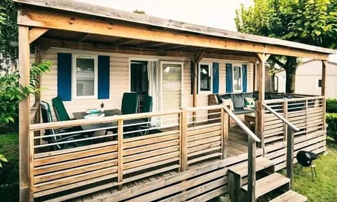 Guerard Maison | Mobile-home | Comfort | 3 Bedrooms | 6 sleeps | Raised terrace | A/C