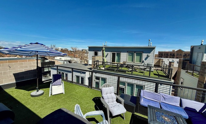 Five Points Maison | Modern 2-bedroom townhome w/ rooftop patio in brilliant Denver