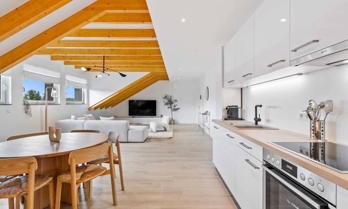 Roeser Appartement | Modern 2BR Apartment: Balcony, Wi-Fi, Free Parking