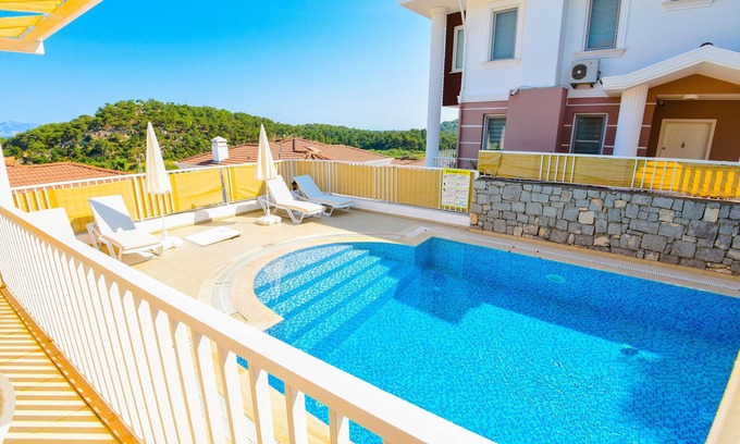 Sarigerme Villa | Villa moderne de 3 chambres avec piscine privée à pied de la station balnéaire de Sarigerme