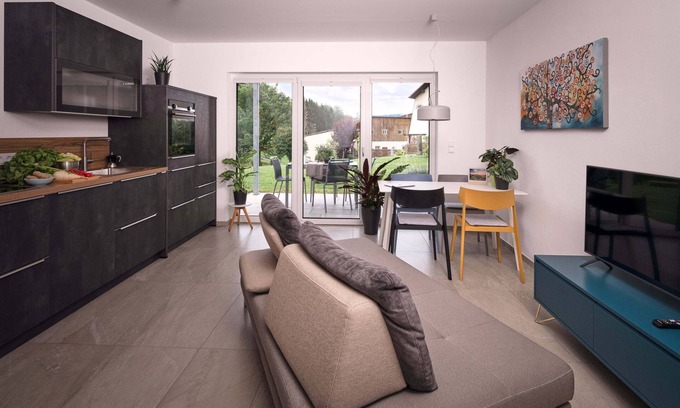 Wunsiedel Appartement | Modern 65sqm apartment with spacious terrace