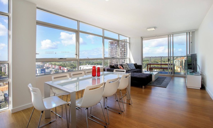 Zetland Appartement | Modern and Spacious 3BR Zetland Apartment with Views over Moore Park