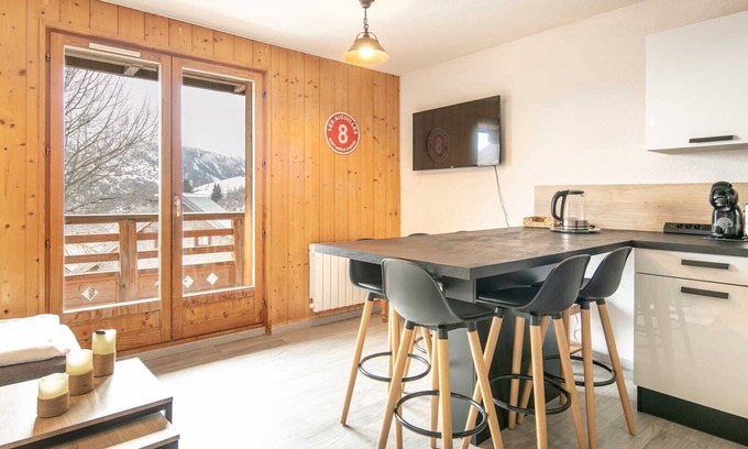 Saint-Sorlin-d'Arves Appartement | Appt moderne 4 pers avec balcon, près des pistes