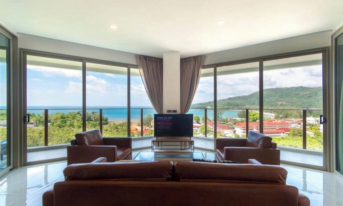 Kamala Copropriété | Modern apt, full sea View, 4 min walk to kamala beach, pick up Airport service