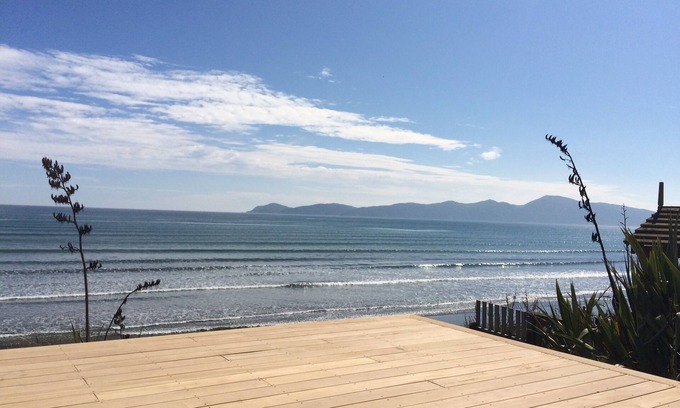Raumati South Maison | Escapade front de mer moderne