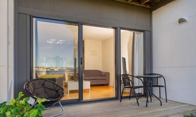 Whitianga Appartement | Villa 14 a vue sur la mer depuis le salon et la chambre principale