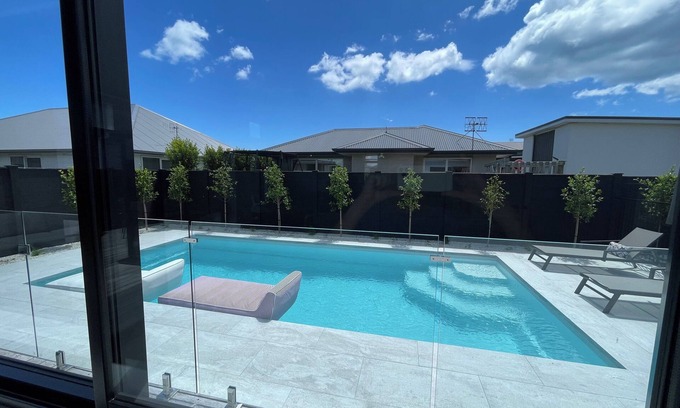 Papamoa Beach Maison | Modern Beachside Oasis with Private Heated Pool - Pet Friendly!
