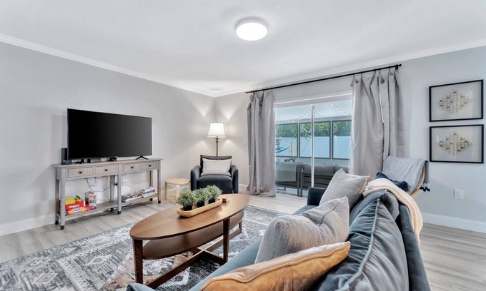 Dunedin Maison | 🔆Modern Coastal Cottage🔆 Piscine, plages, près du centre-ville de Dunedin
