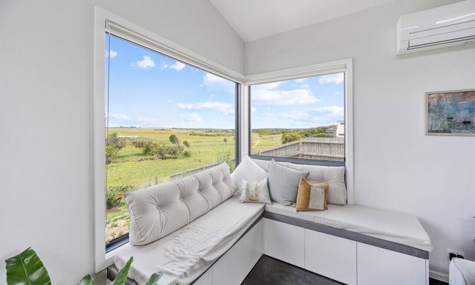 Kilcunda Maison | Modern Coastal Escape: Pet Friendly with Fireplace