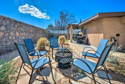Northeast El Paso Maison | Modern El Paso Home with Backyard and Fire Pit!