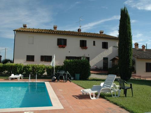 Gallina Appartement | Modern Farmhouse in Pienza with Pool