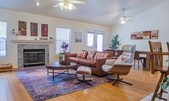 Chandler Maison | Modern House with Office, Cornhole, Near Freeways