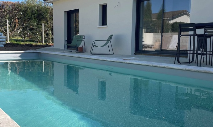 Creysse Maison | Maison moderne avec piscine