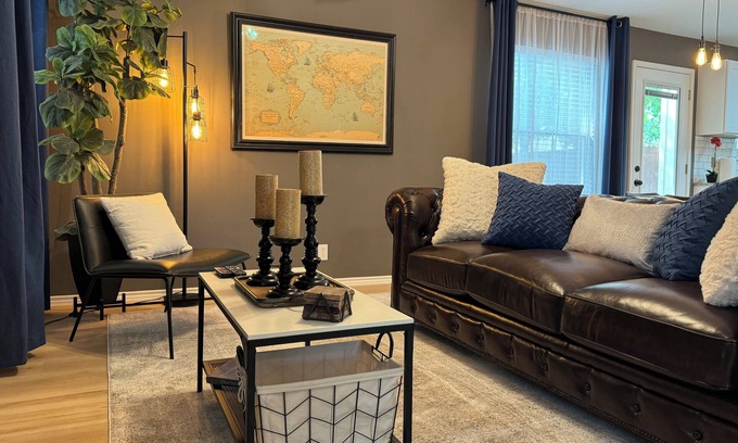 San Antonio Maison | Modern Industrial Home in Gated Neighborhood!