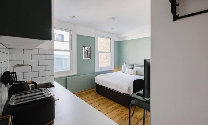 Kings Cross St. Pancras Appartement | Modern King’s Cross Studios – Close to Tube, Cafés, and Attractions