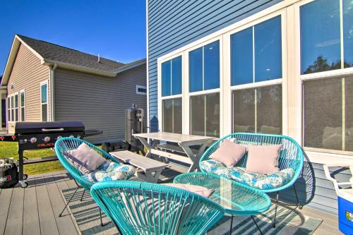 Lewes Maison | Modern Lewes Home with Deck, Grill and Pond View!